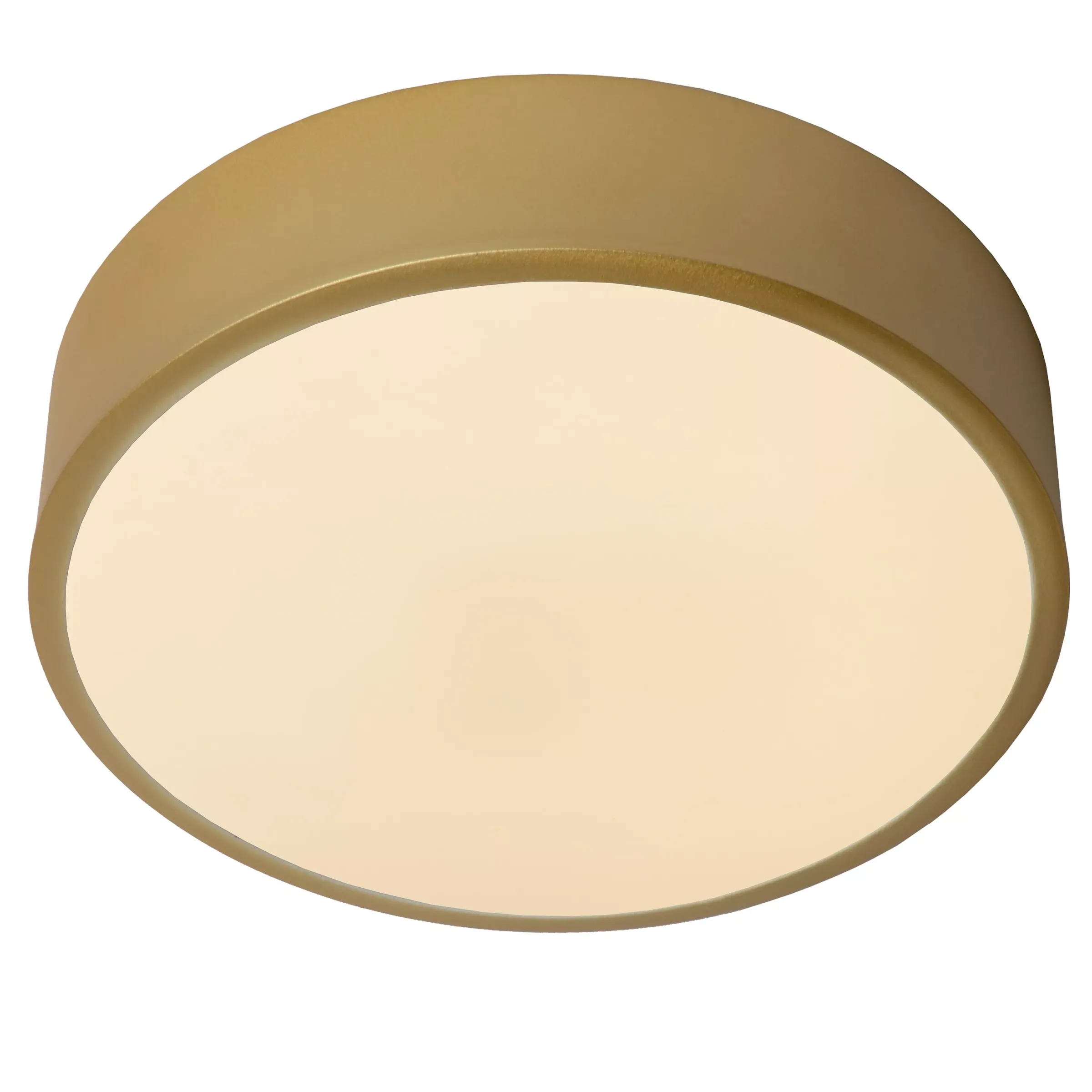 UNAR - Plafonnière - Ø 20 cm - LED 3 StepDim - 1x12W 2700K - Mat Goud / Messing*Lucide Cheap