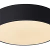 UNAR - Plafonnière - Ø 20 cm - LED 3 StepDim - 1x12W 2700K - Zwart*Lucide Cheap
