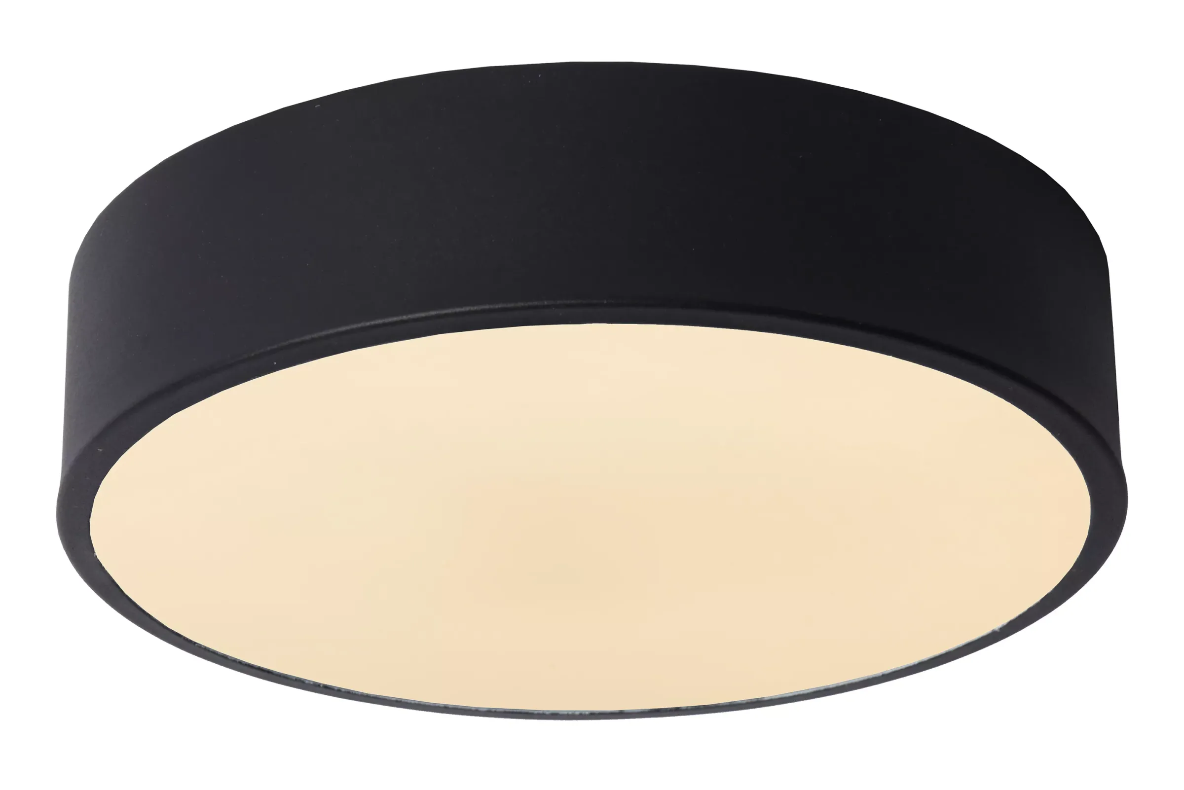 UNAR - Plafonnière - Ø 20 cm - LED 3 StepDim - 1x12W 2700K - Zwart*Lucide Cheap
