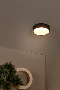 UNAR - Plafonnière - Ø 20 cm - LED 3 StepDim - 1x12W 2700K - Zwart*Lucide Cheap