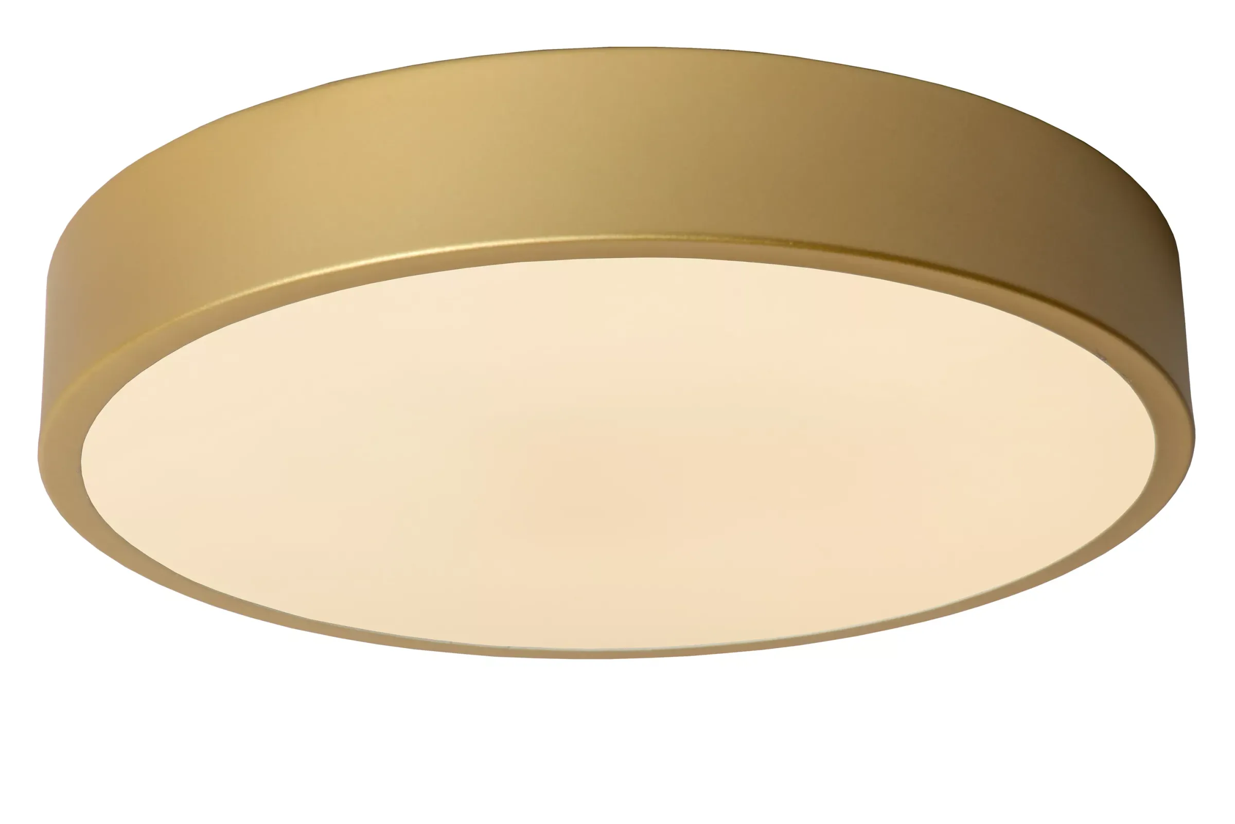 UNAR - Plafonnière - Ø 30 cm - LED 3 StepDim - 1x18W 2700K - Mat Goud / Messing*Lucide Best Sale