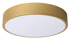 UNAR - Plafonnière - Ø 30 cm - LED 3 StepDim - 1x18W 2700K - Mat Goud / Messing*Lucide Best Sale