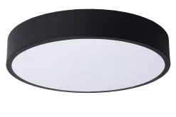 UNAR - Plafonnière - Ø 30 cm - LED 3 StepDim - 1x18W 2700K - Zwart*Lucide Clearance