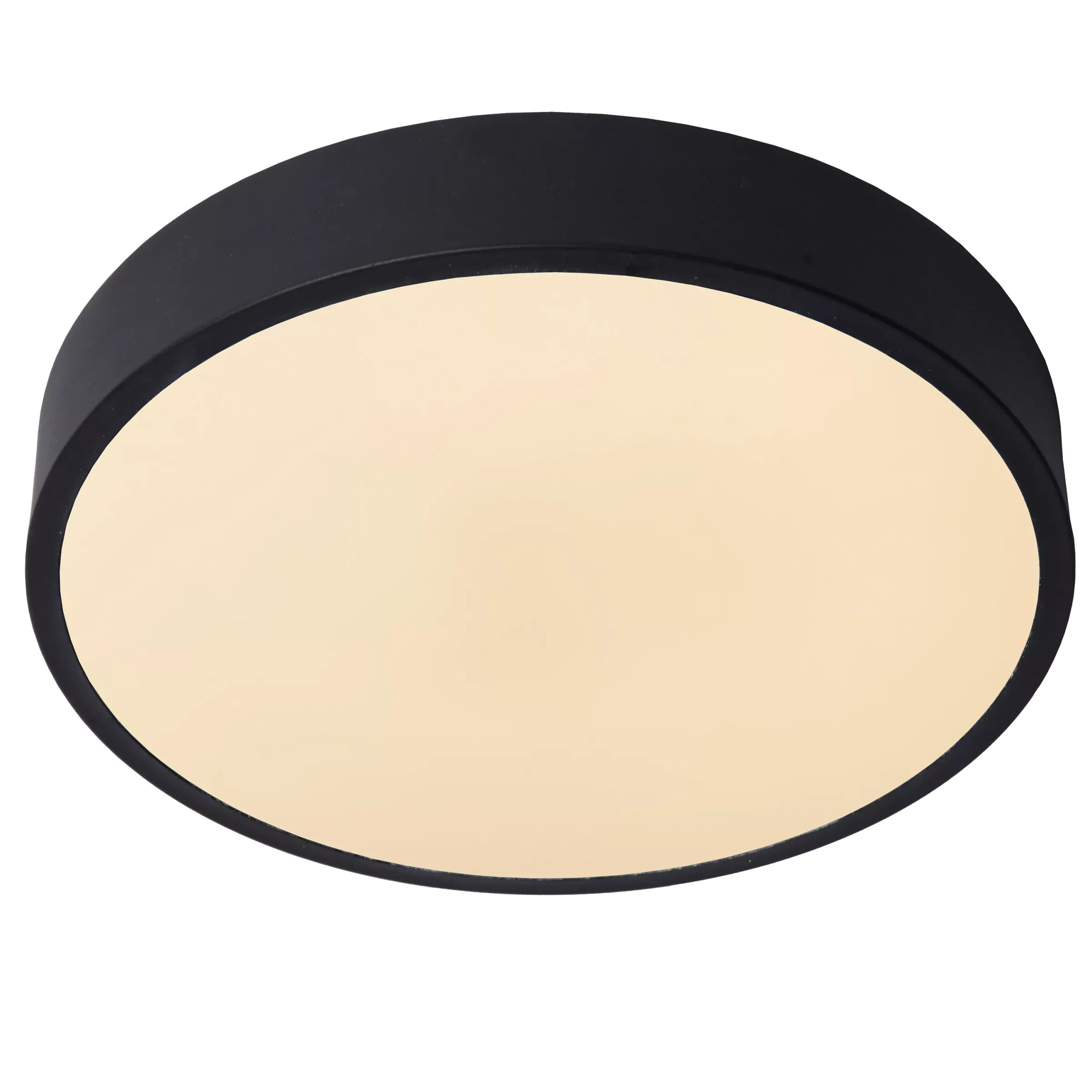 UNAR - Plafonnière - Ø 30 cm - LED 3 StepDim - 1x18W 2700K - Zwart*Lucide Clearance
