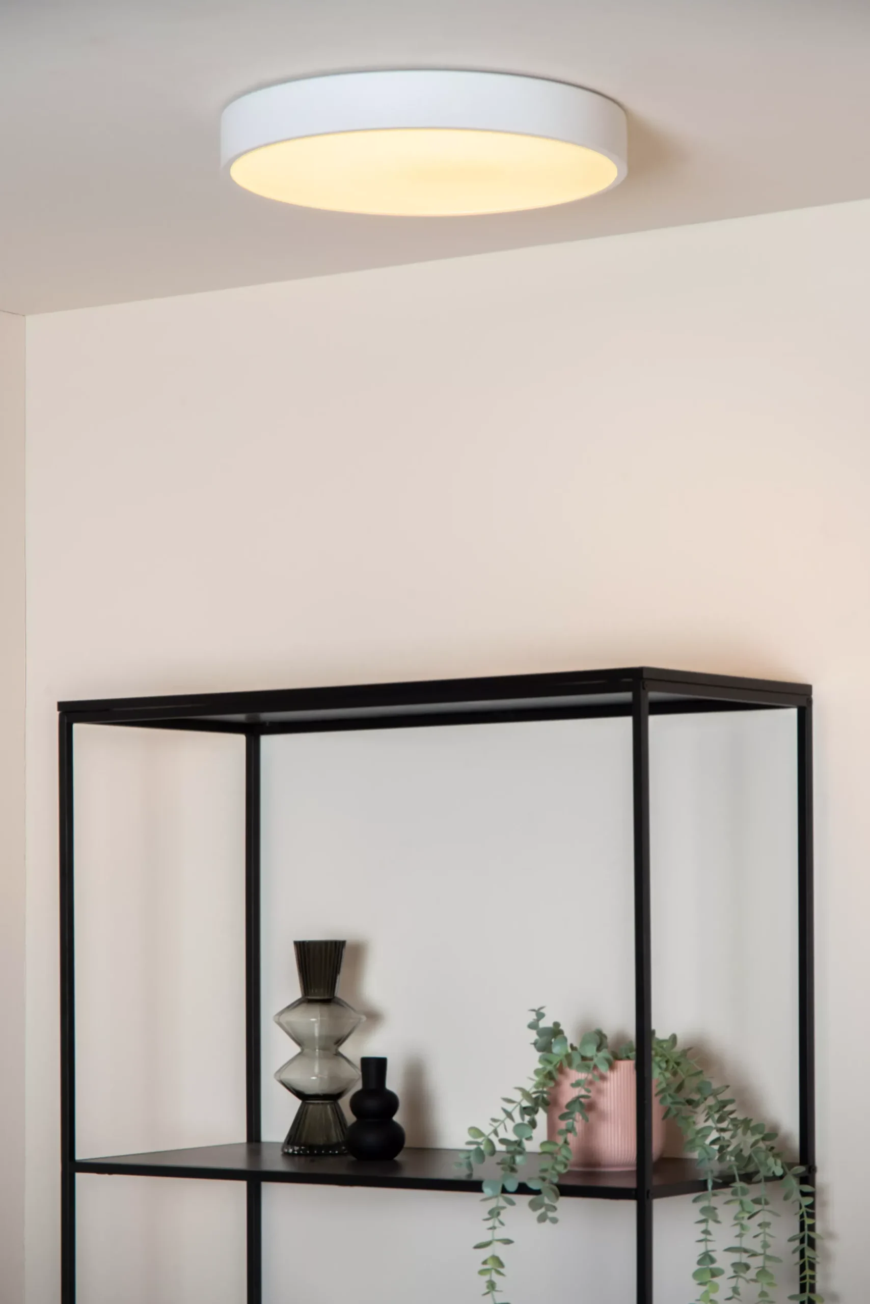 UNAR - Plafonnière - Ø 30 cm - LED 3 StepDim - 1x18W 2700K - Wit*Lucide Discount
