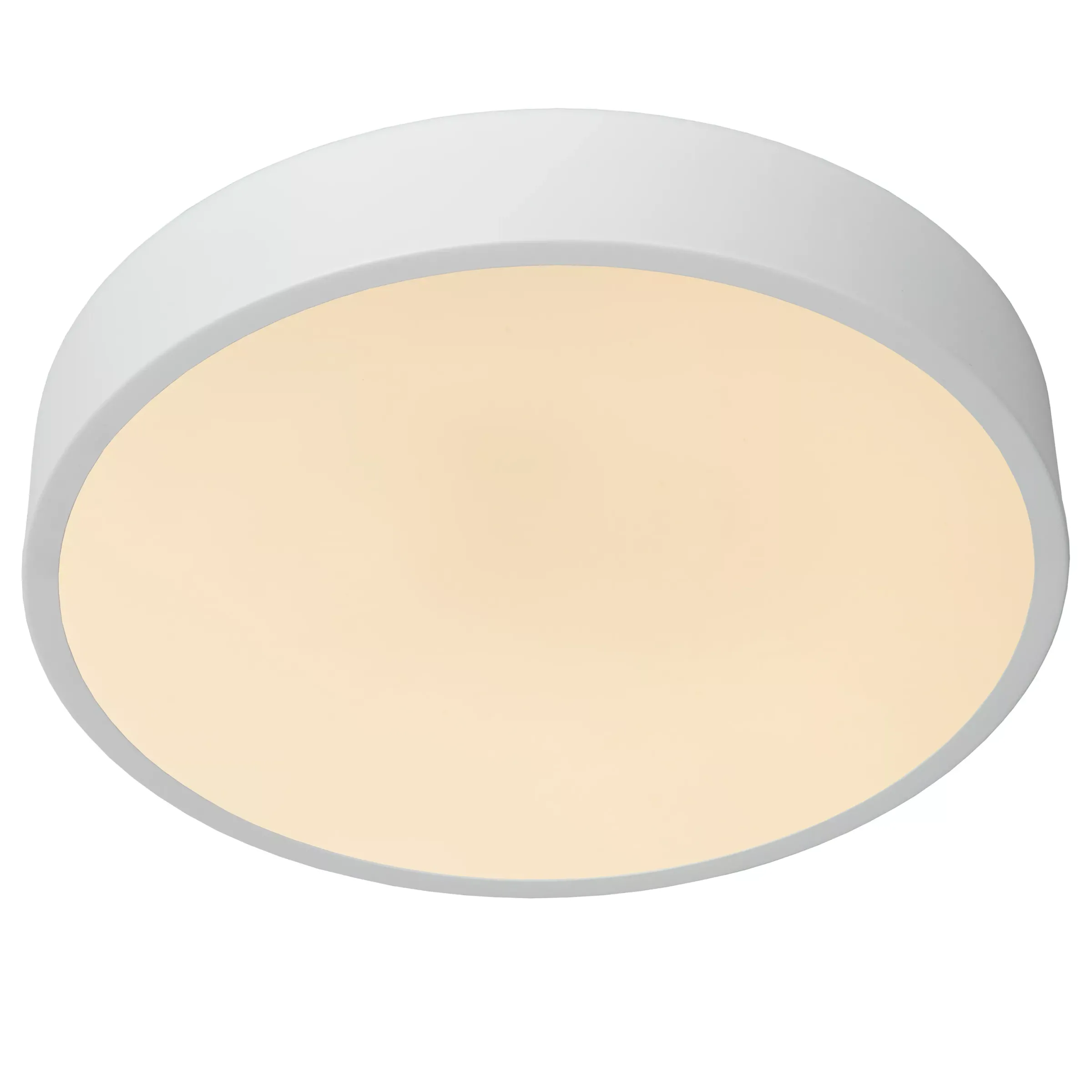 UNAR - Plafonnière - Ø 30 cm - LED 3 StepDim - 1x18W 2700K - Wit*Lucide Discount