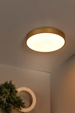 UNAR - Plafonnière - Ø 39,5 cm - LED 3 StepDim - 1x24W 2700K - Mat Goud / Messing*Lucide Outlet