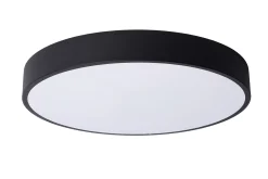 UNAR - Plafonnière - Ø 39,5 cm - LED 3 StepDim - 1x24W 2700K - Zwart*Lucide Fashion