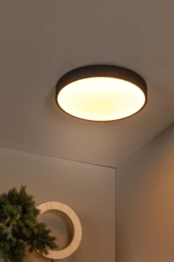 UNAR - Plafonnière - Ø 39,5 cm - LED 3 StepDim - 1x24W 2700K - Zwart*Lucide Fashion