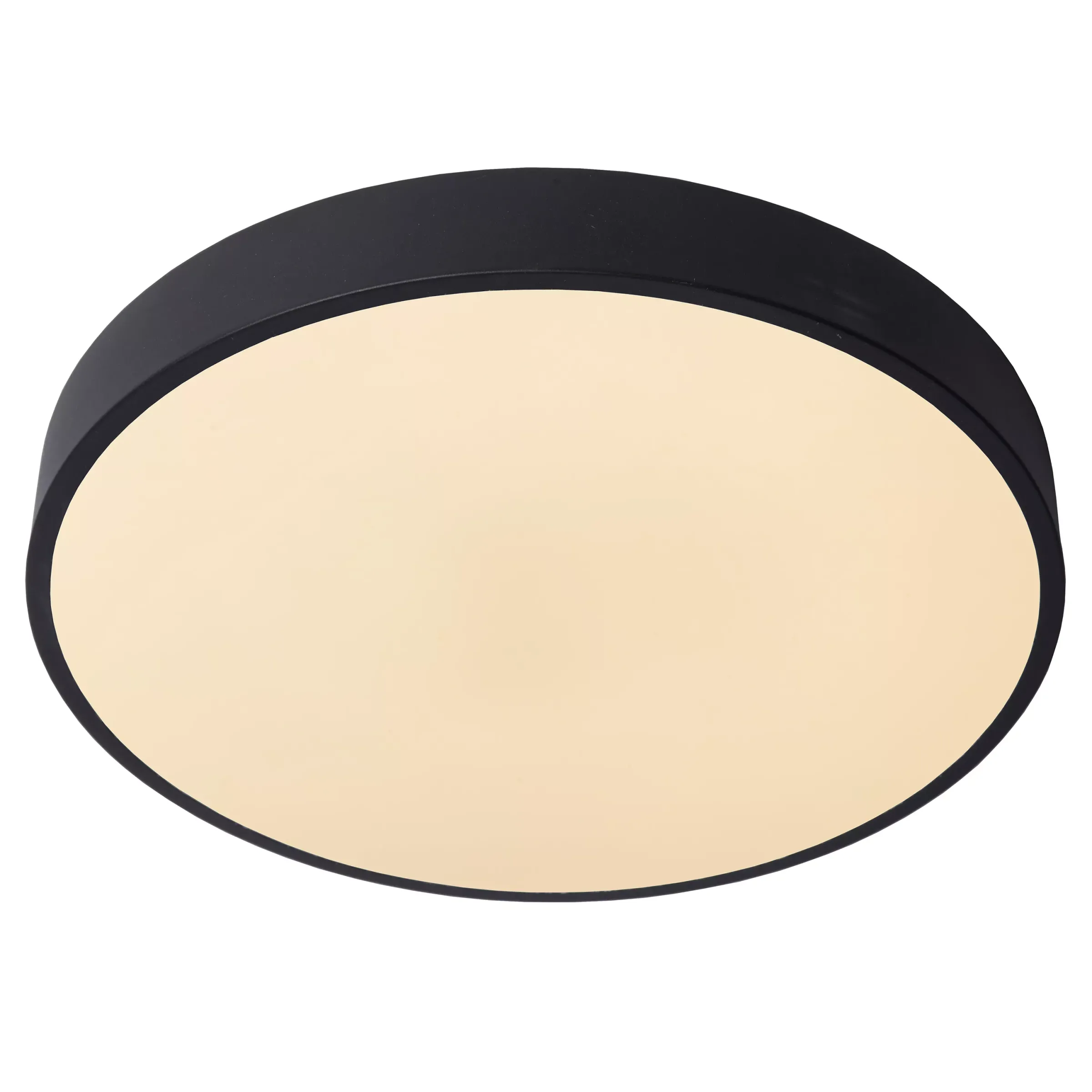 UNAR - Plafonnière - Ø 39,5 cm - LED 3 StepDim - 1x24W 2700K - Zwart*Lucide Fashion