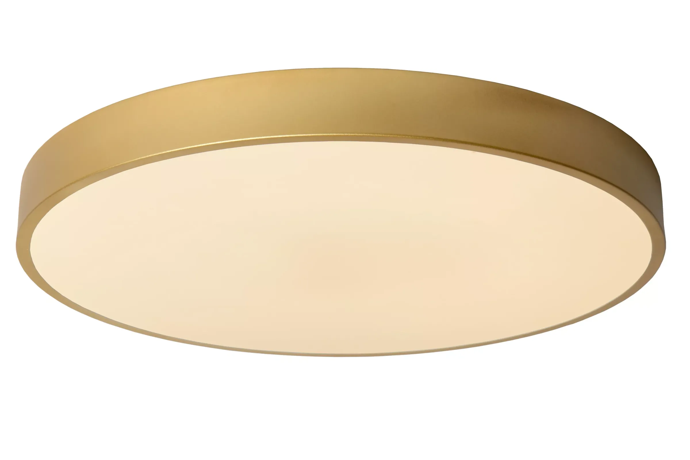 UNAR - Plafonnière - Ø 49,5 cm - LED 3 StepDim - 1x36W 2700K - Mat Goud / Messing*Lucide Outlet