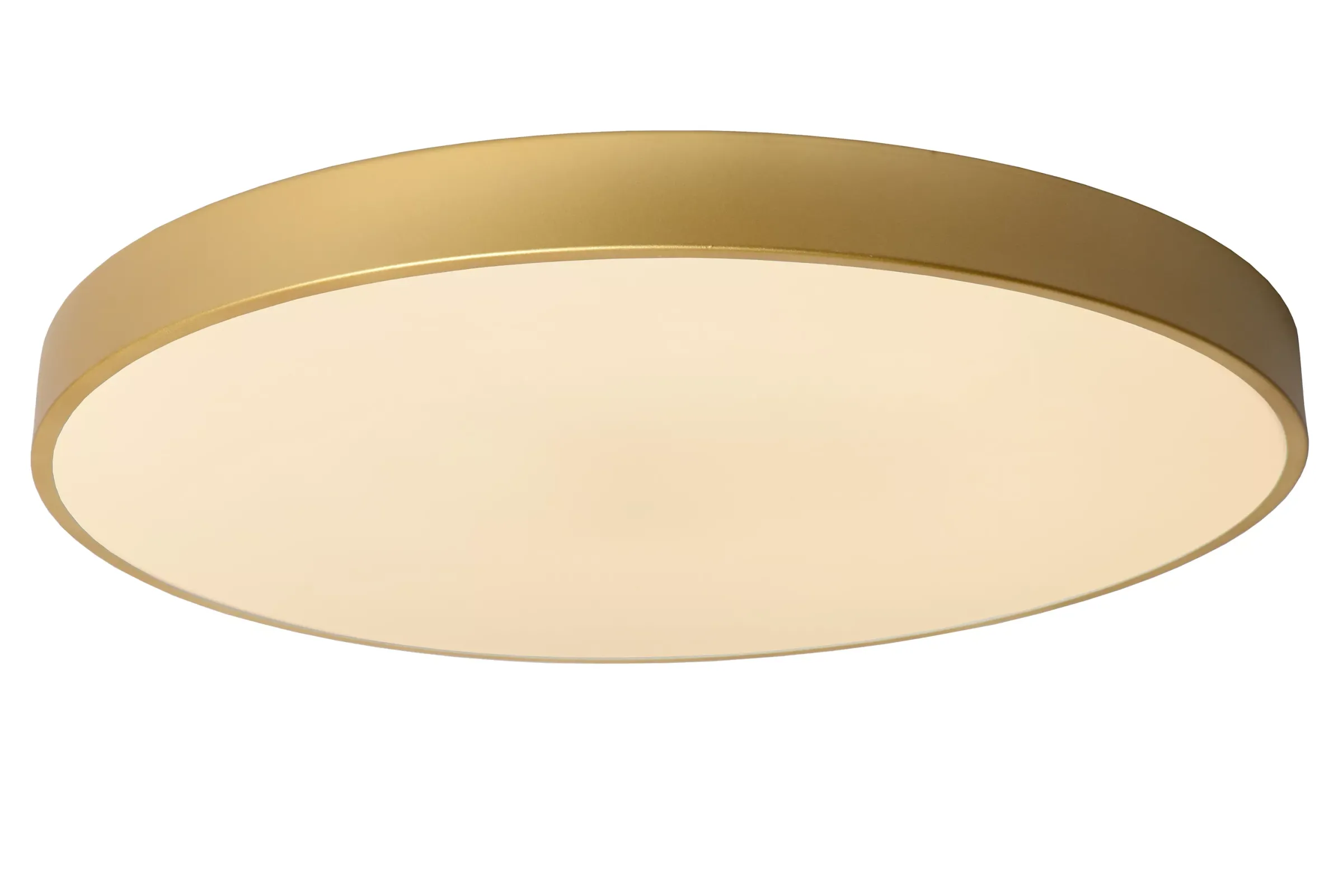 UNAR - Plafonnière - Ø 60 cm - LED 3 StepDim - 1x60W 2700K - Mat Goud / Messing*Lucide Fashion