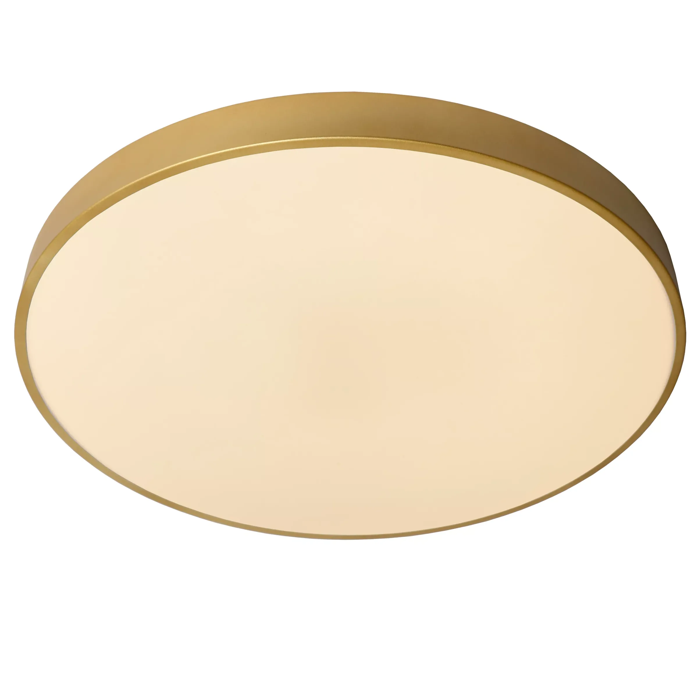 UNAR - Plafonnière - Ø 60 cm - LED 3 StepDim - 1x60W 2700K - Mat Goud / Messing*Lucide Fashion