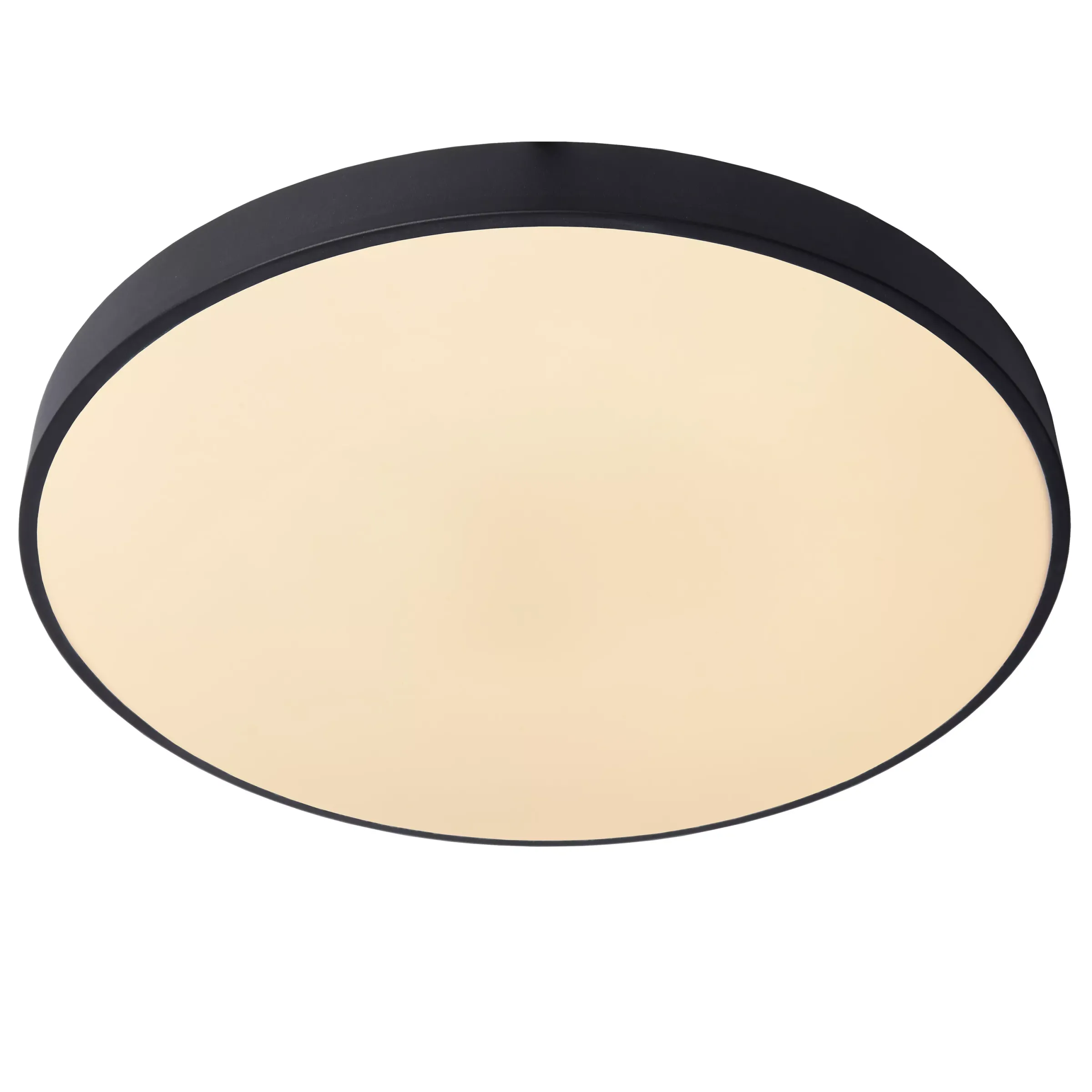 UNAR - Plafonnière - Ø 60 cm - LED 3 StepDim - 1x60W 2700K - Zwart*Lucide Flash Sale