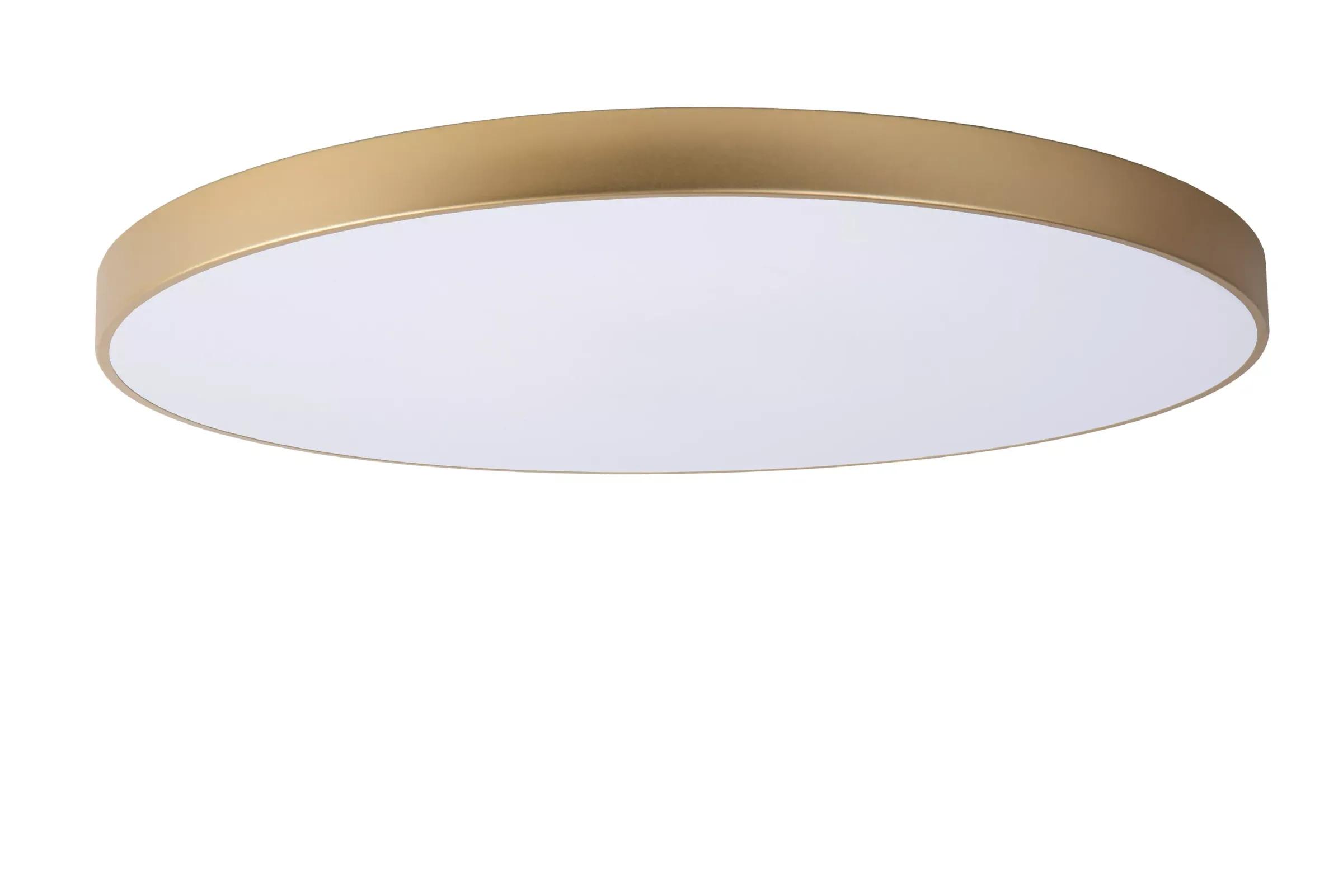 UNAR - Plafonnière - Ø 80 cm - LED 3 StepDim - 1x80W 2700K - Mat Goud / Messing*Lucide Shop