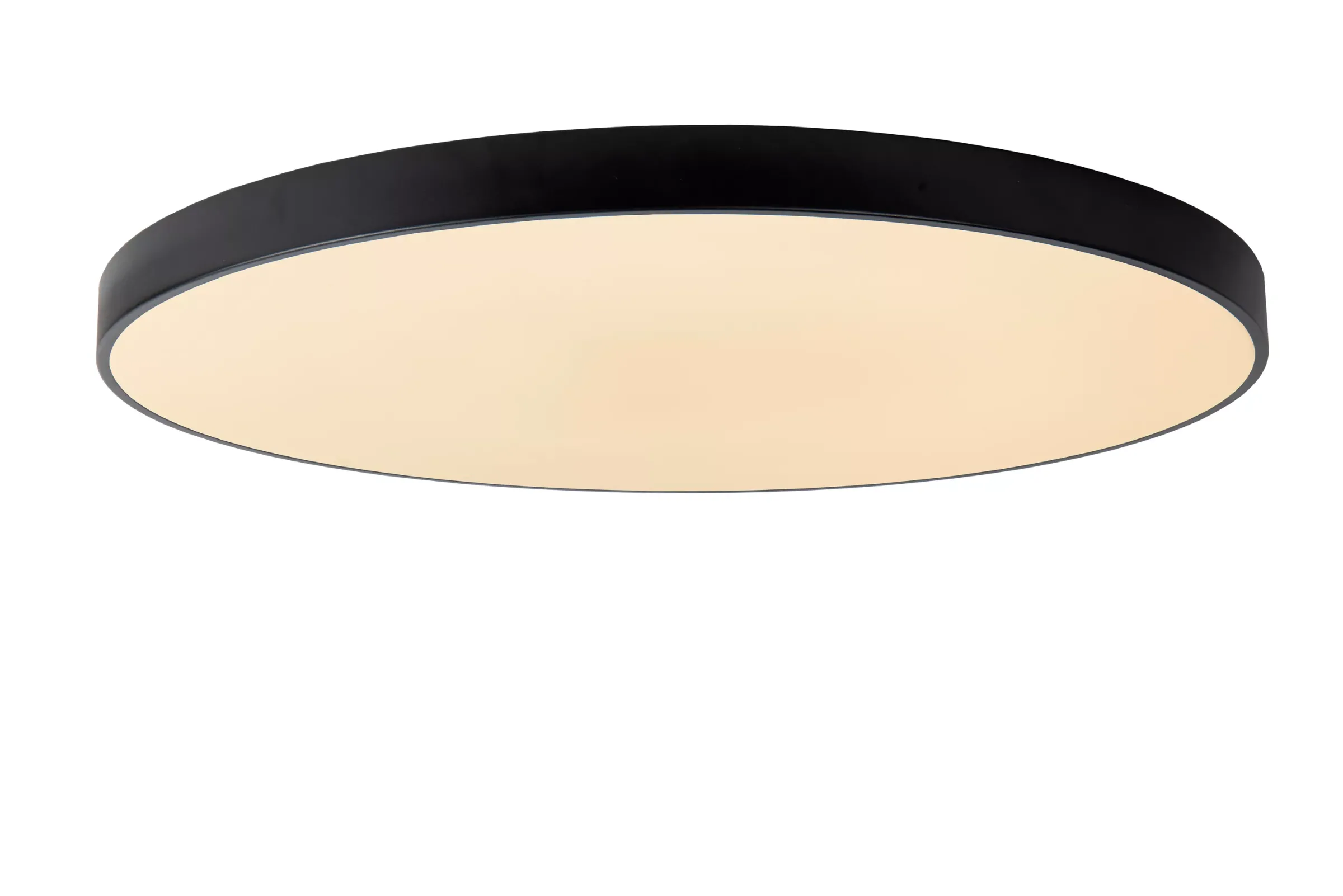 UNAR - Plafonnière - Ø 80 cm - LED 3 StepDim - 1x80W 2700K - Zwart*Lucide Best
