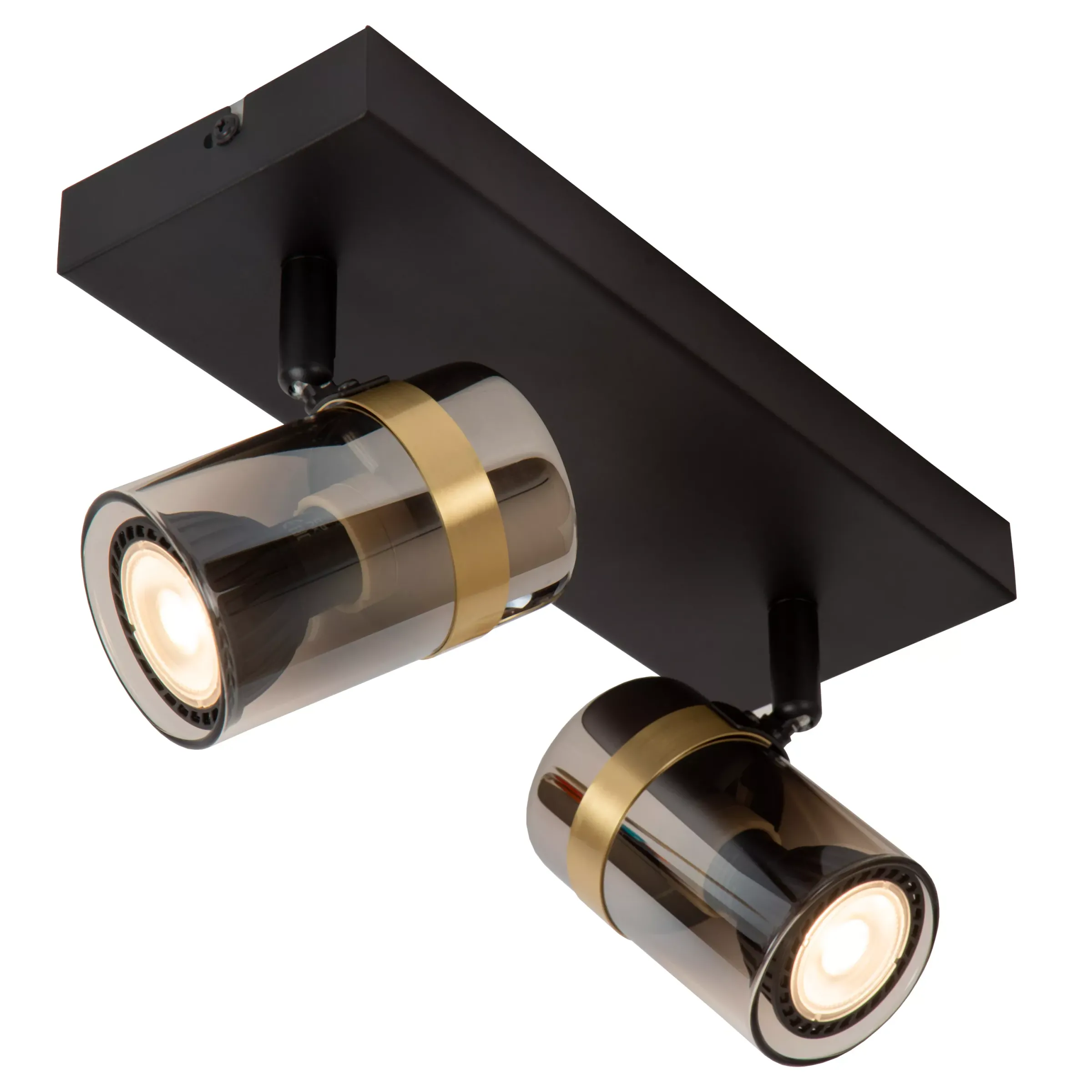 UPTON - Plafondspot - 2xGU10 - Fumé*Lucide Flash Sale