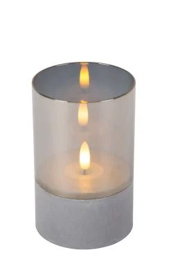 VELAS - Tafellamp - Batterijen - Ø 8 cm - LED - 3x0,2W 2700K - Fumé - Set van 3*Lucide Best Sale