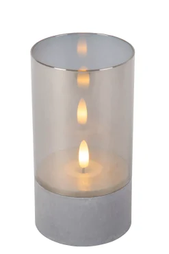 VELAS - Tafellamp - Batterijen - Ø 8 cm - LED - 3x0,2W 2700K - Fumé - Set van 3*Lucide Best Sale