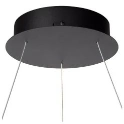 VIDAL - Hanglamp - Ø 58 cm - LED Dimb. - 1x48W 2700K - Zwart*Lucide Online