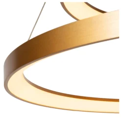 VIDAL - Hanglamp - Ø 78 cm - LED Dimb. - 1x92W 2700K - Mat Goud / Messing*Lucide Clearance