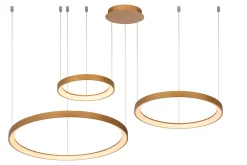VIDAL - Hanglamp - Ø 78 cm - LED Dimb. - 1x120W 2700K - Mat Goud / Messing*Lucide Cheap