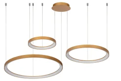 VIDAL - Hanglamp - Ø 78 cm - LED Dimb. - 1x120W 2700K - Mat Goud / Messing*Lucide Cheap