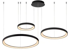 VIDAL - Hanglamp - Ø 78 cm - LED Dimb. - 1x120W 2700K - Zwart*Lucide Sale