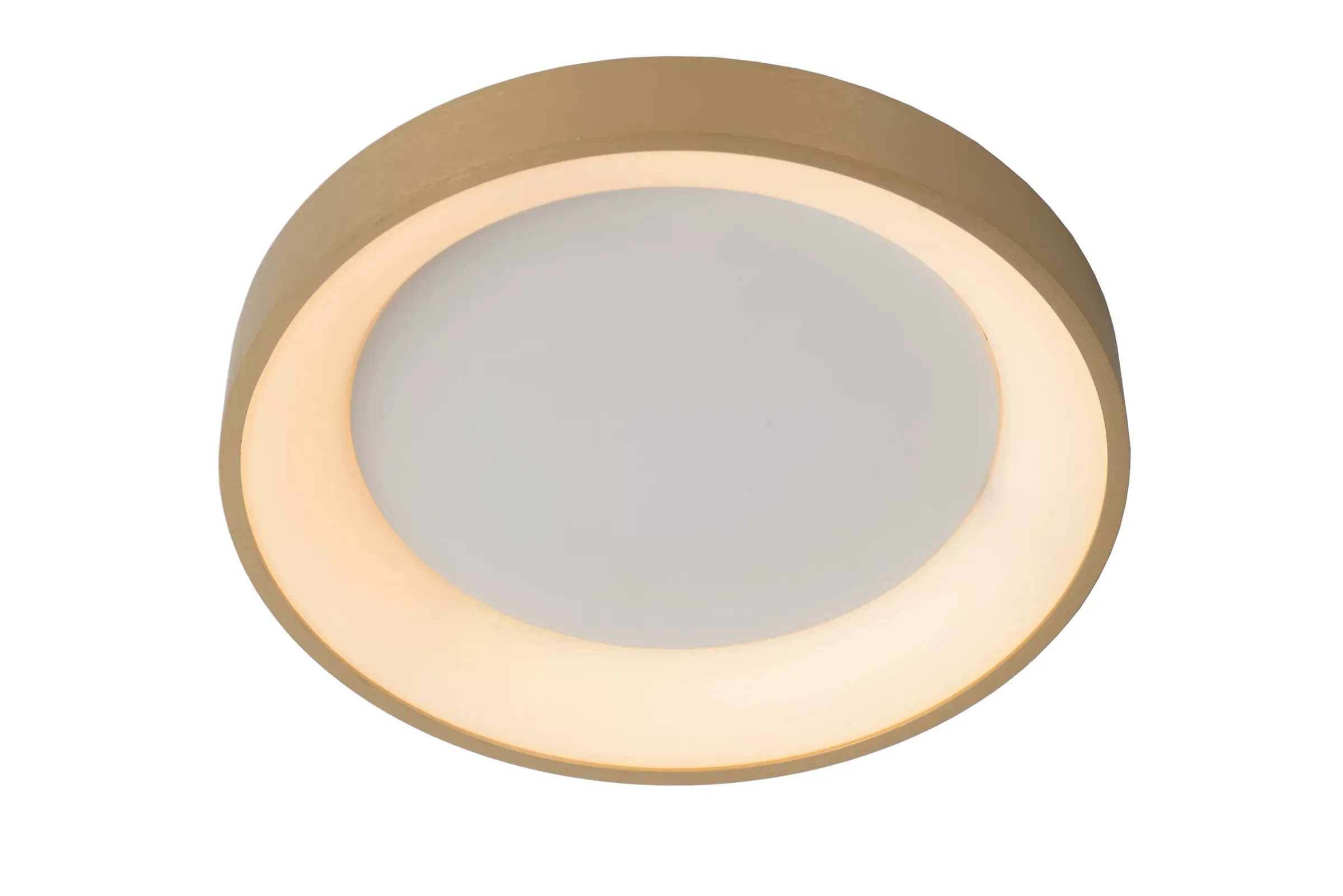 VIDAL - Plafonnière - Ø 28 cm - LED Dimb. - 1x20W 2700K - Mat Goud / Messing*Lucide Clearance