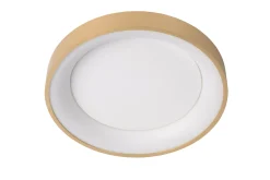 VIDAL - Plafonnière - Ø 28 cm - LED Dimb. - 1x20W 2700K - Mat Goud / Messing*Lucide Clearance