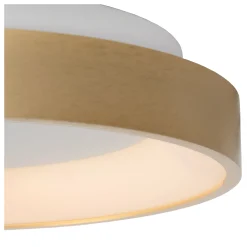 VIDAL - Plafonnière - Ø 28 cm - LED Dimb. - 1x20W 2700K - Mat Goud / Messing*Lucide Clearance