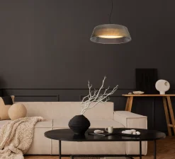 VIXI - Hanglamp - Ø 45 cm - LED - 1x22,6W 2900K - Fumé*Lucide Cheap