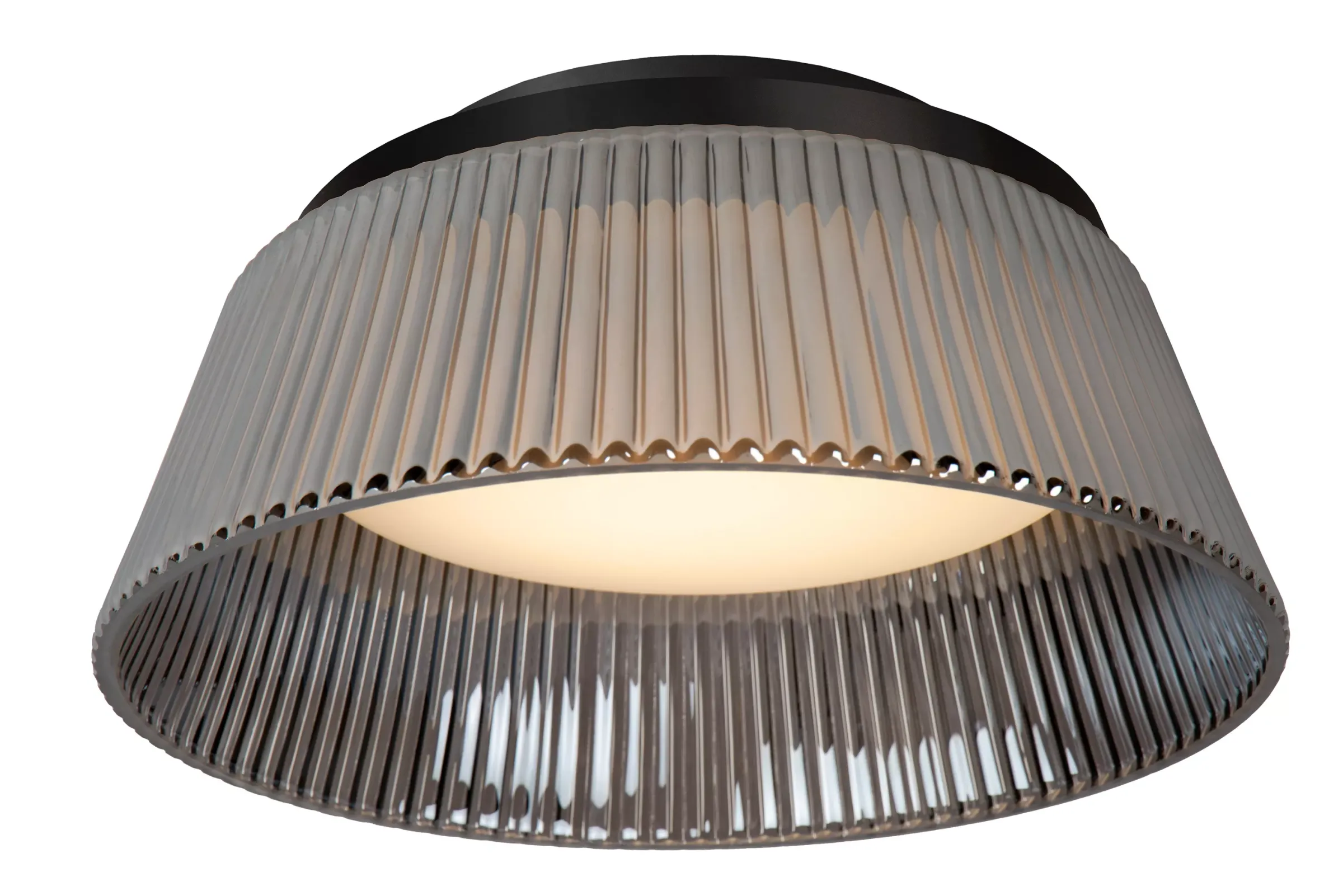 VIXI - Plafonnière - Ø 35 cm - LED Dimb. - 1x17,6W 2900K - Fumé*Lucide Store