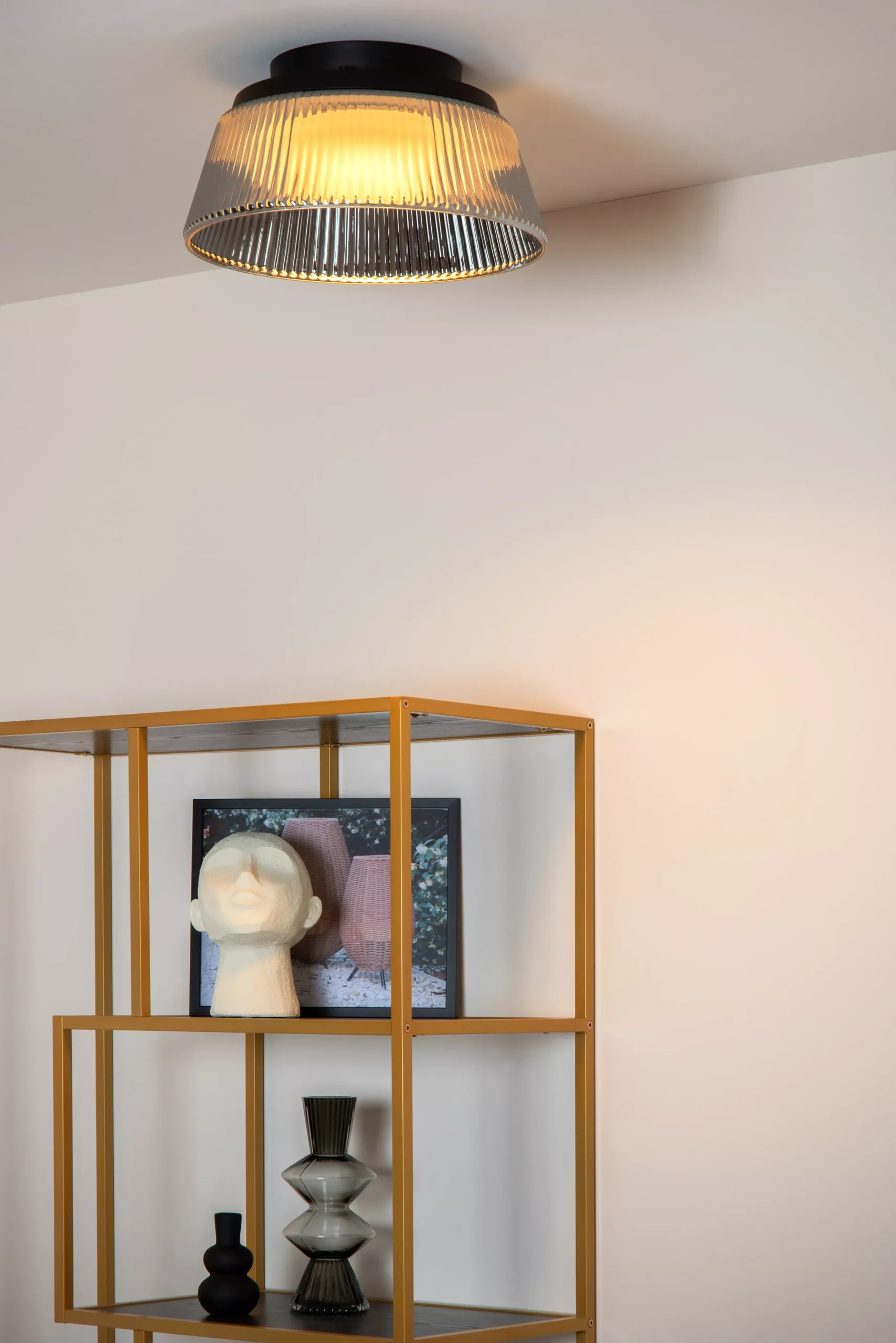VIXI - Plafonnière - Ø 35 cm - LED Dimb. - 1x17,6W 2900K - Fumé*Lucide Store