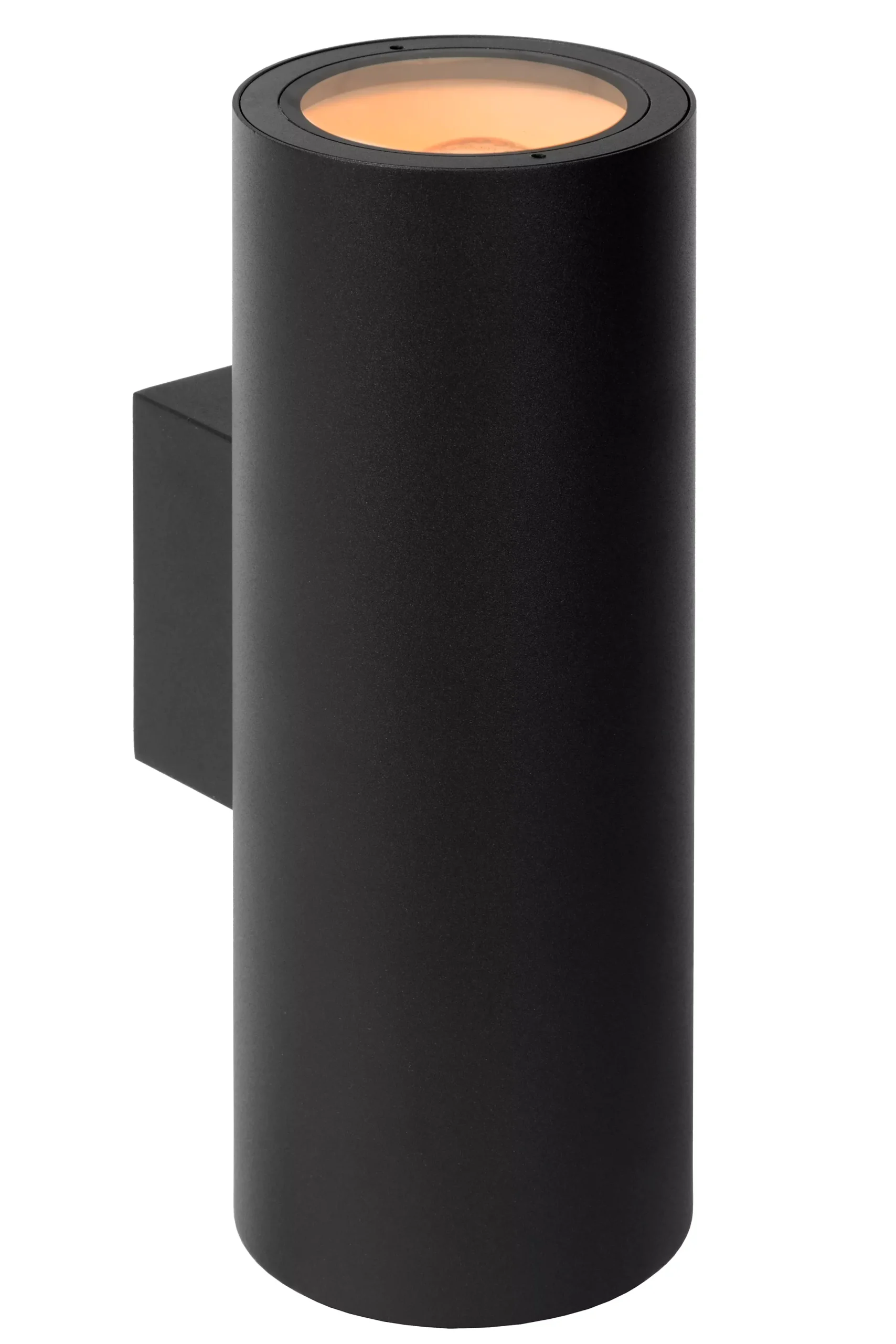 VOLANTIS - Wandspot / Wandlamp Binnen/Buiten - 2xE27 - IP54 - Zwart*Lucide Cheap