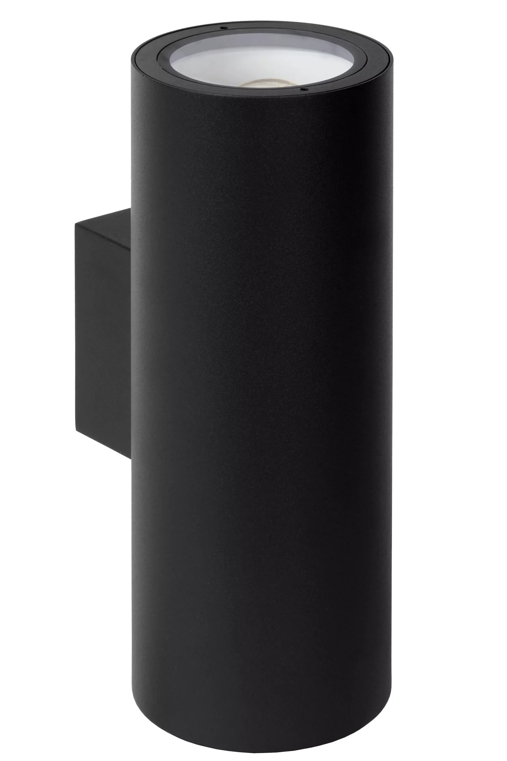VOLANTIS - Wandspot / Wandlamp Binnen/Buiten - 2xE27 - IP54 - Zwart*Lucide Cheap