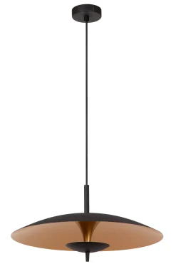 VULCAN - Hanglamp - Ø 47 cm - LED Dimb. - 1x9W 3000K - Zwart*Lucide Outlet