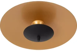 VULCAN - Plafonnière - Ø 35 cm - LED Dimb. - 1x9W 3000K - Zwart*Lucide Clearance