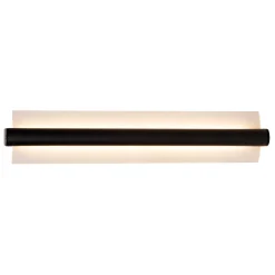 WANDA - Wandlamp Badkamer - LED - 1x15W 3000K - IP44 - Zwart*Lucide Store