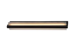 WANDA - Wandlamp Badkamer - LED - 1x19W 3000K - IP44 - Zwart*Lucide Shop