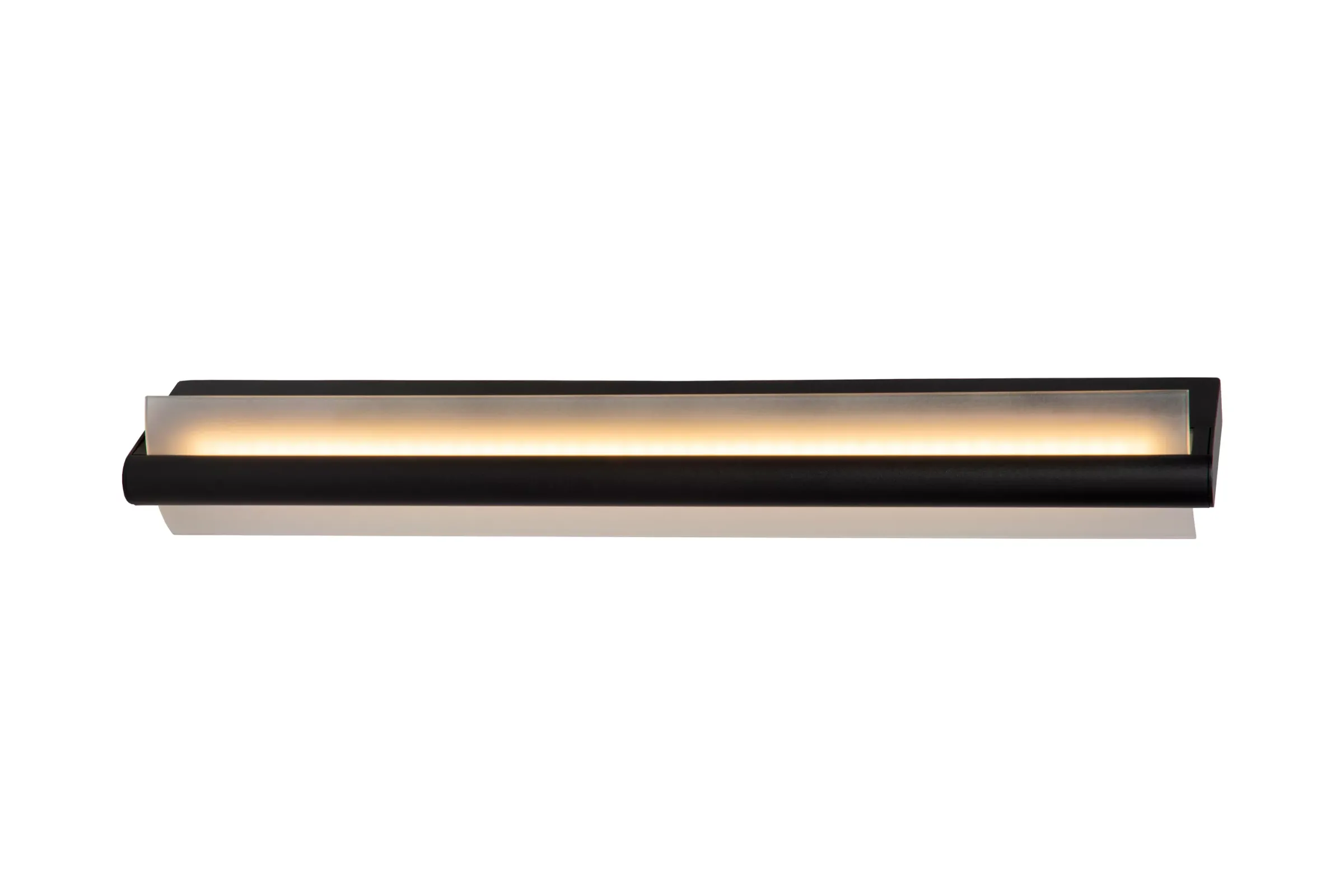 WANDA - Wandlamp Badkamer - LED - 1x19W 3000K - IP44 - Zwart*Lucide Shop