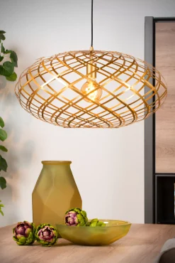 WOLFRAM - Hanglamp - Ø 65 cm - 1xE27 - Mat Goud / Messing*Lucide Shop