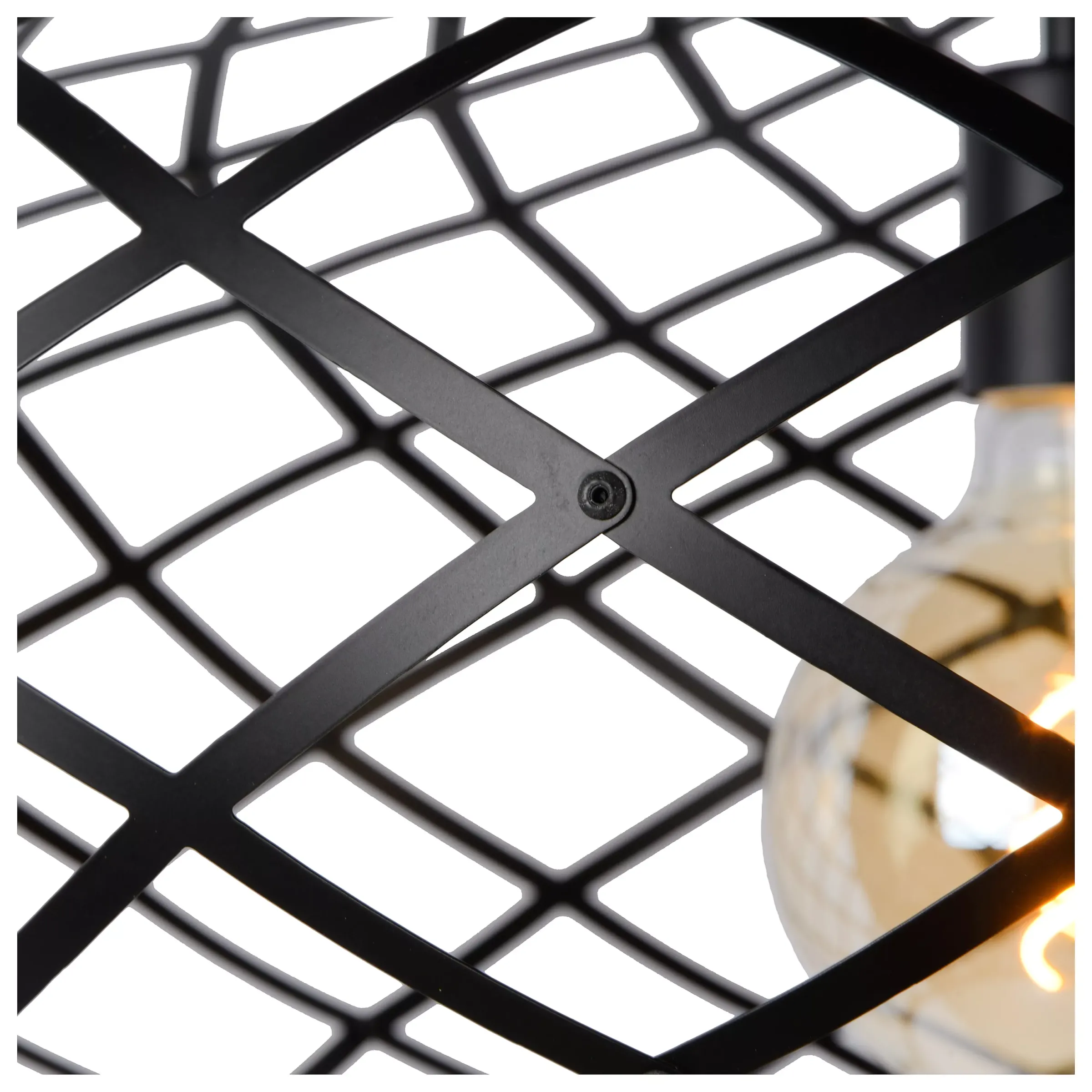 WOLFRAM - Hanglamp - Ø 65 cm - 1xE27 - Zwart*Lucide Shop