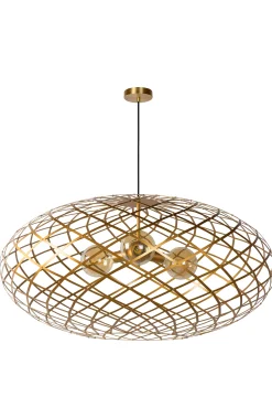 WOLFRAM - Hanglamp - Ø 100 cm - 3xE27 - Mat Goud / Messing*Lucide Shop