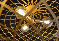 WOLFRAM - Hanglamp - Ø 100 cm - 3xE27 - Mat Goud / Messing*Lucide Shop