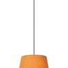 WOOLLY - Hanglamp - Ø 28 cm - 1xE27 - Okergeel*Lucide Fashion