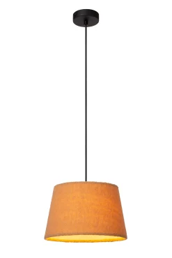 WOOLLY - Hanglamp - Ø 28 cm - 1xE27 - Okergeel*Lucide Fashion