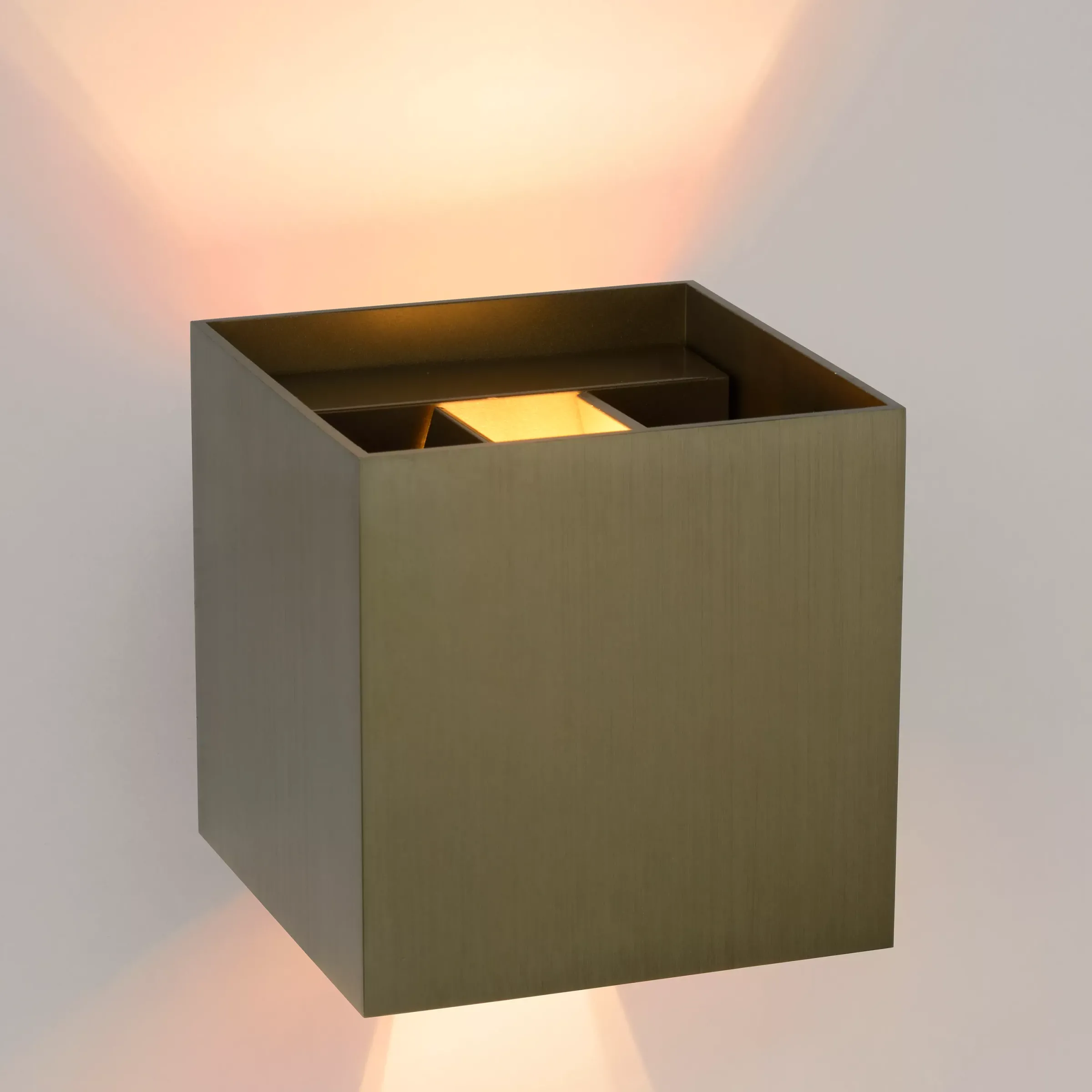 XIO - Wandlamp - LED Dimb. - G9 - 1x4W 2700K - Verstelbare stralingshoek - Roest bruin*Lucide Cheap