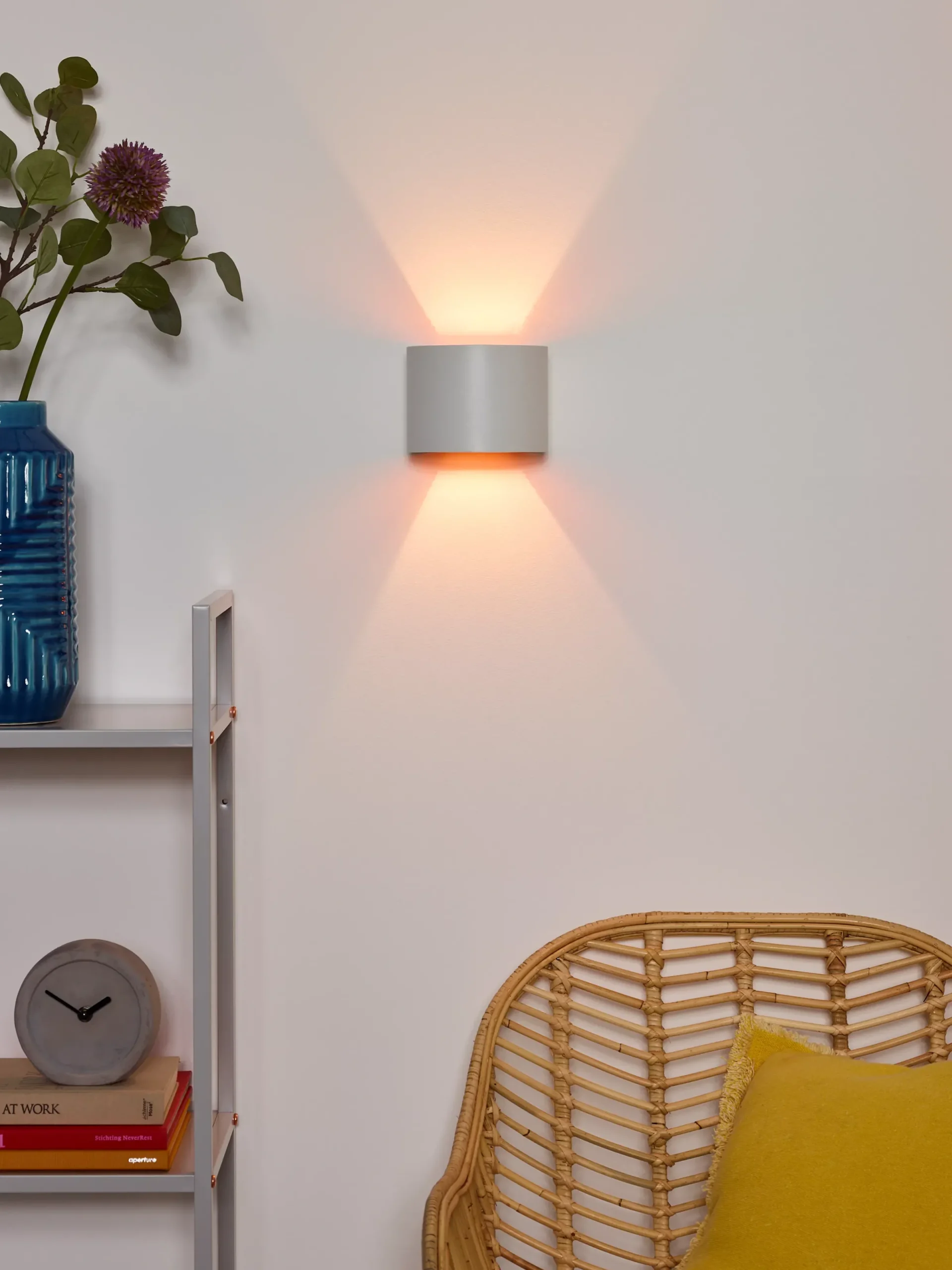 XIO - Wandlamp - LED Dimb. - G9 - 1x3,5W 2700K - Verstelbare stralingshoek - Wit*Lucide Best