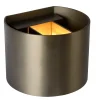 XIO - Wandlamp - LED Dimb. - G9 - 1x3,5W 2700K - Verstelbare stralingshoek - Roest bruin*Lucide Store